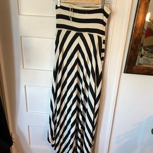 Beach dress! Strapless Hi/Low Chevron with pockets
